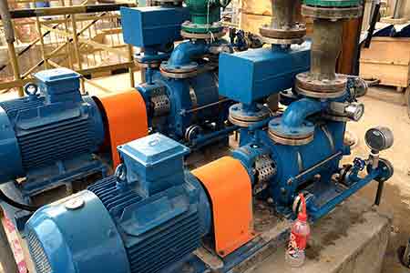 肯富來液環泵在博世科蒲廟紙廠二氧化氯項目使用現場